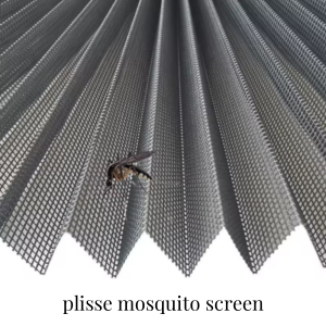 plisse mosquito screen