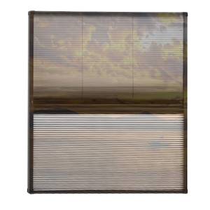 PPE insect screen for pleated window